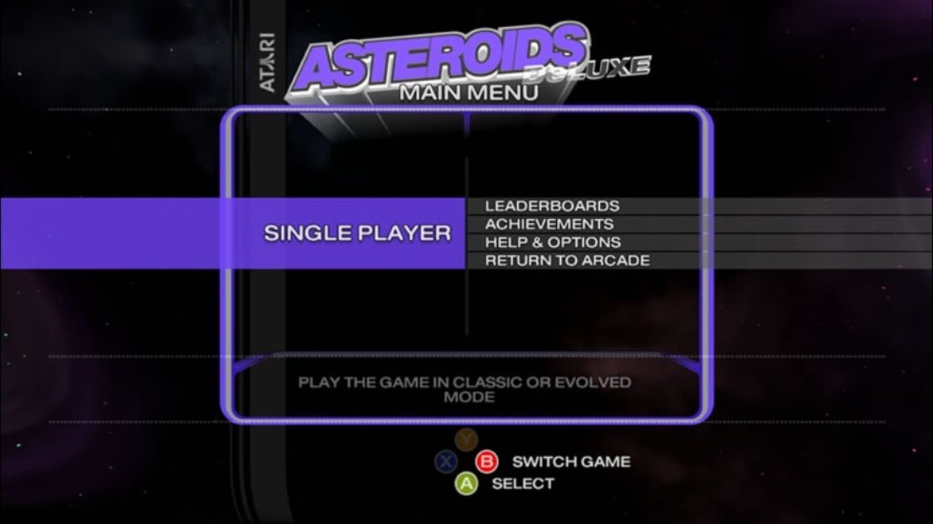 Captura de pantalla - Asteroids and Asteroids Deluxe