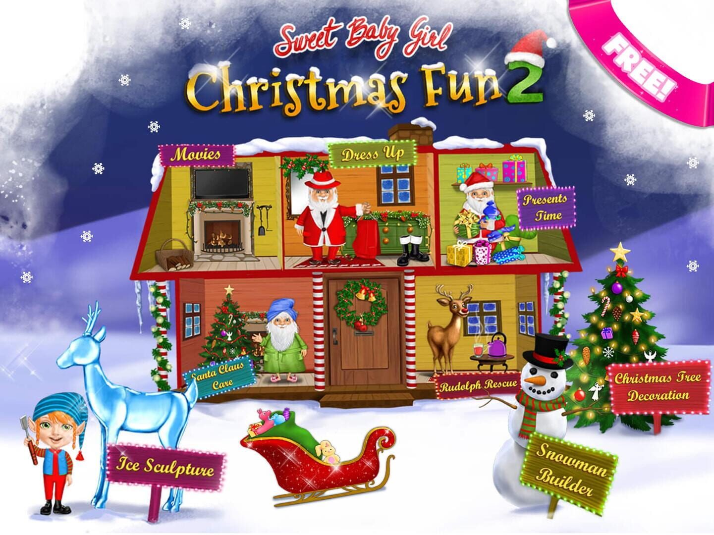 Sweet Baby Girl Christmas 2 - Screenshot