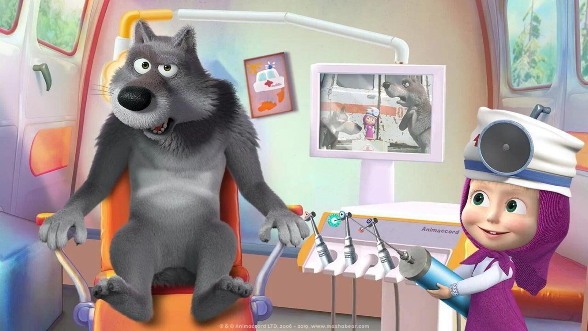 Masha and the Bear: Dentist - Screenshot