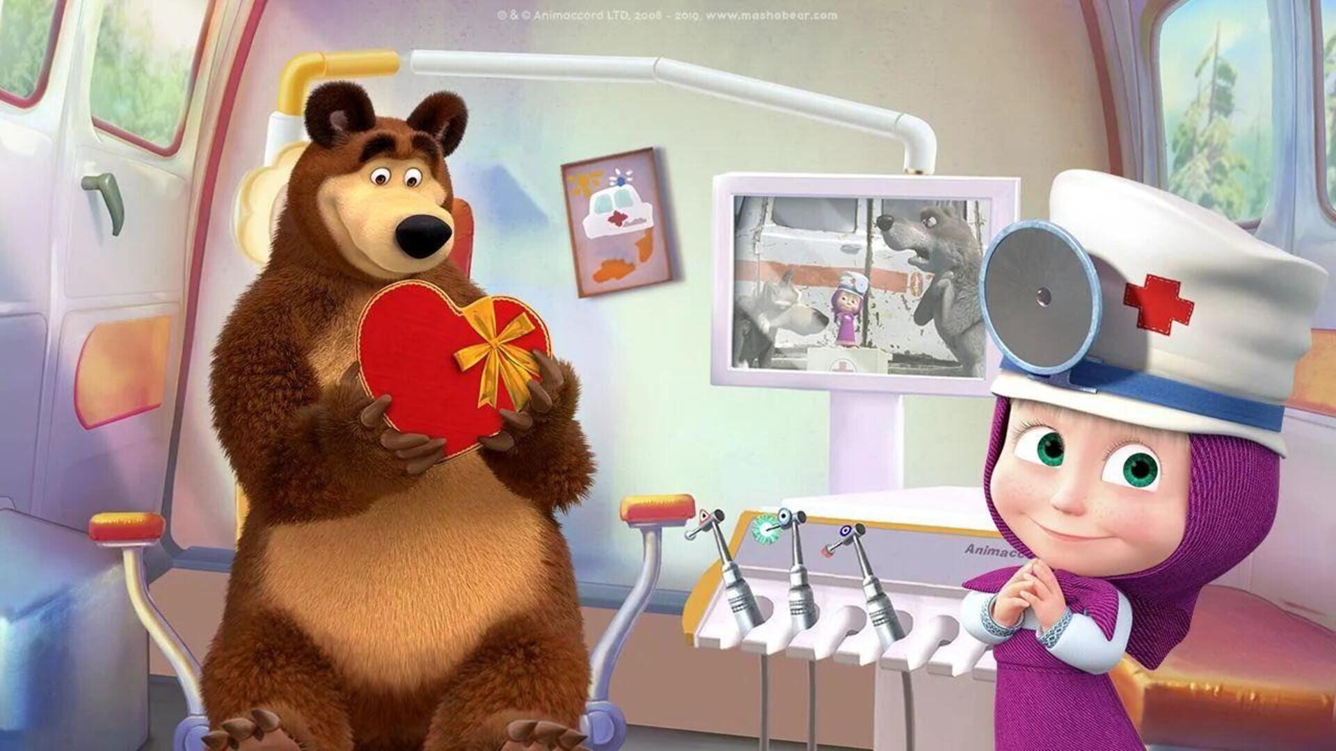 Masha and the Bear: Dentist - Screenshot