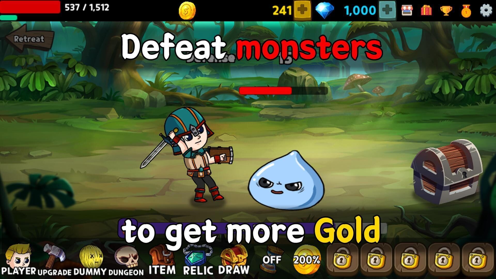 Warrior Clicker - Screenshot
