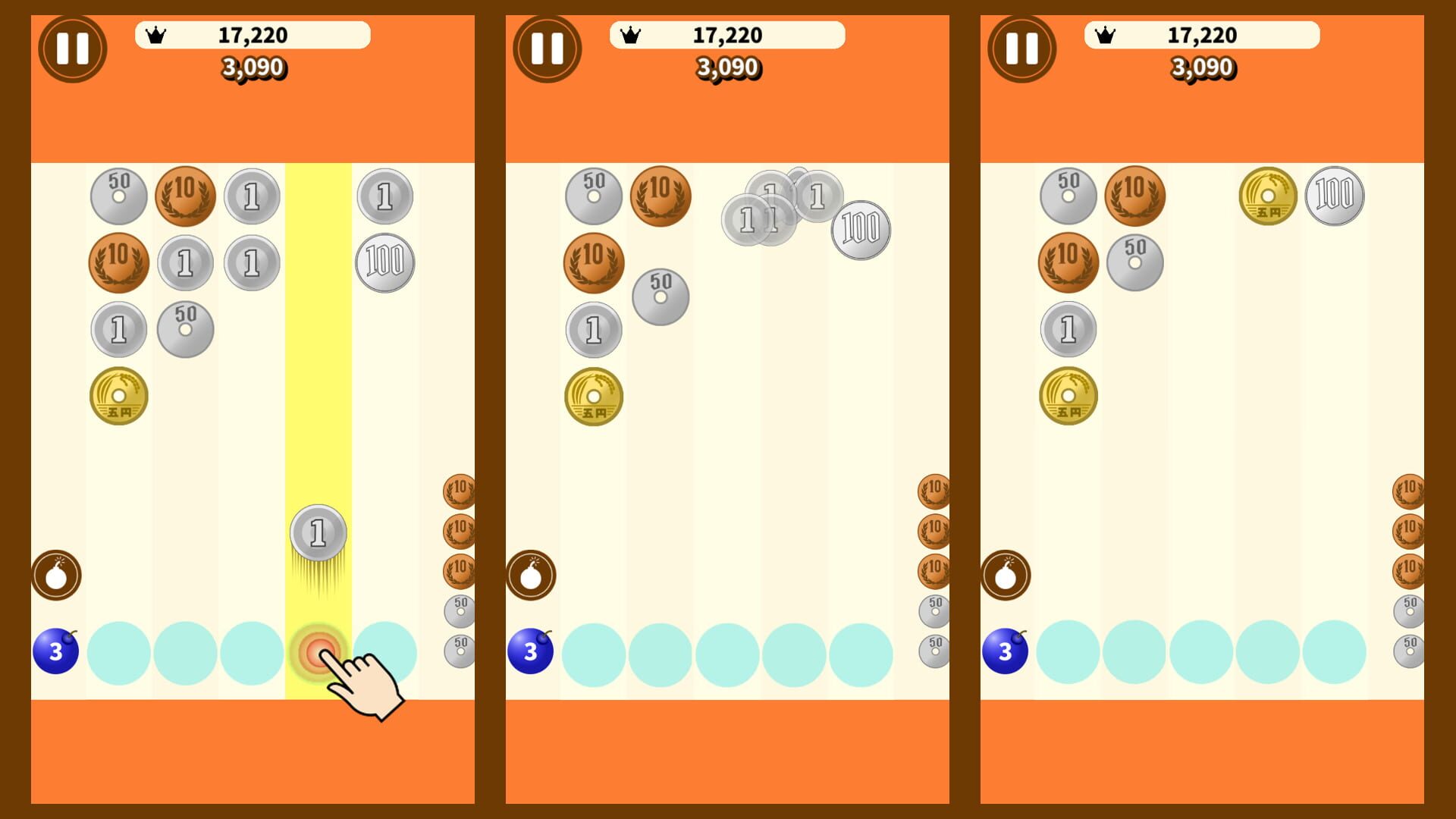 Shoot Coin Yen: Exchange Puzzle - Screenshot