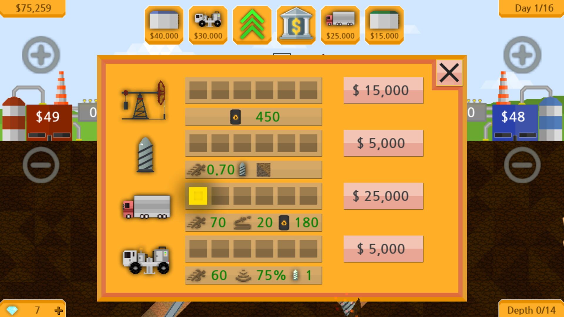 Petroleum Explore: Drill & Sell - Screenshot
