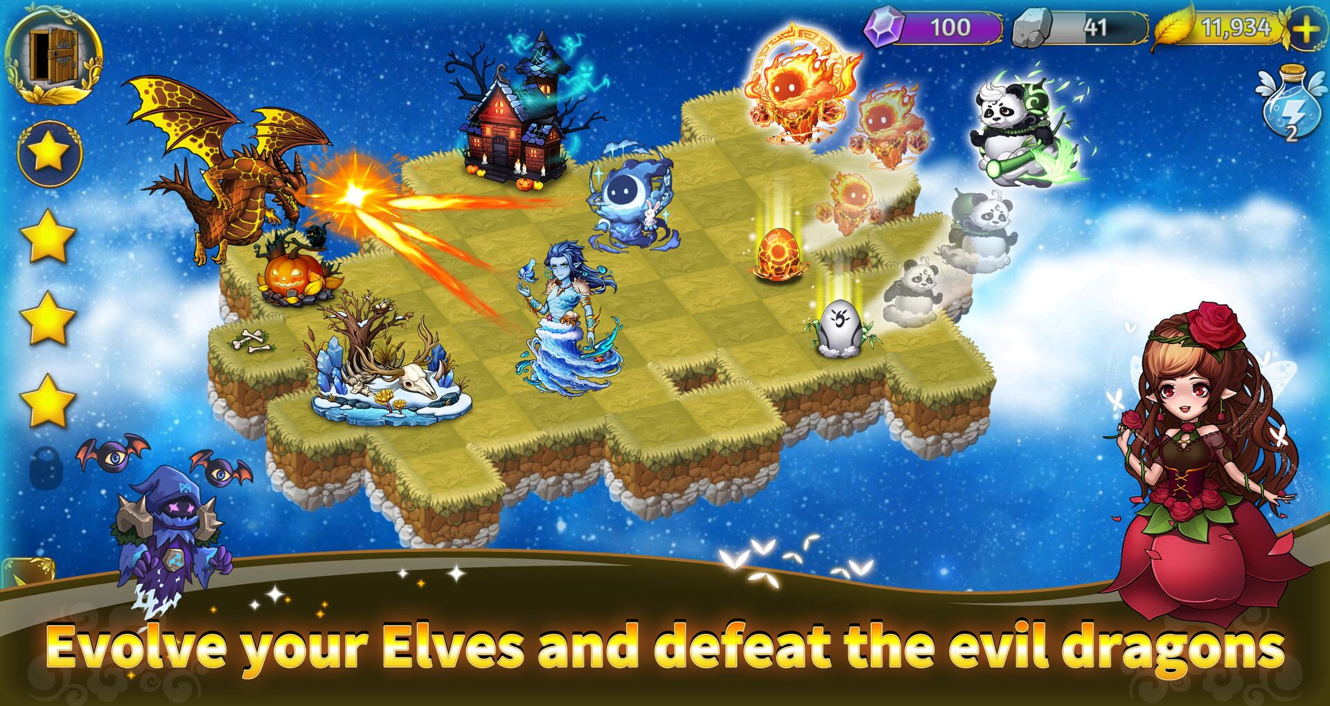 Dragon & Elfs - Screenshot