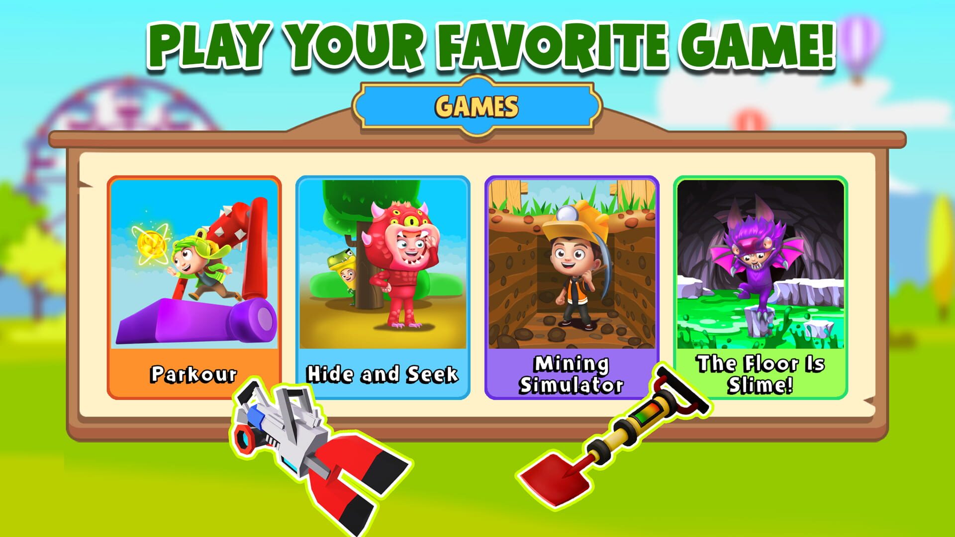 My Town: World of Games - Screenshot
