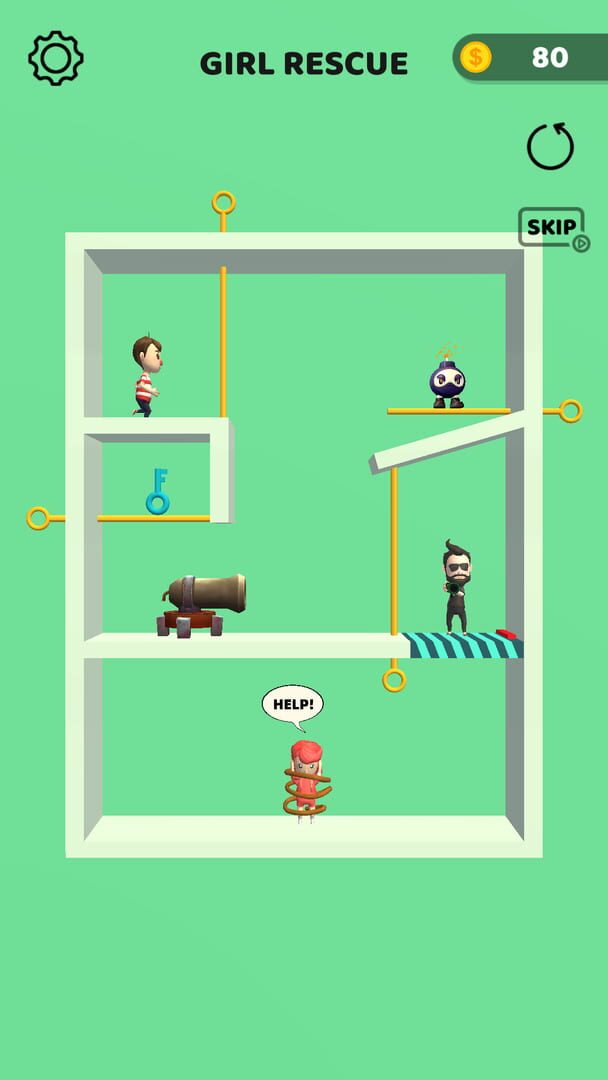Pin Rescue - Screenshot