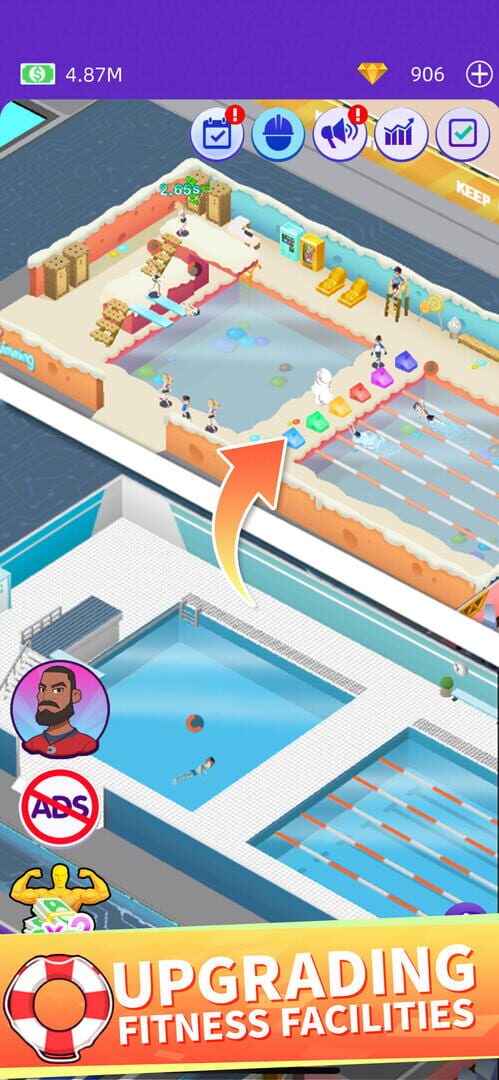 Idle Gym Sports - Screenshot