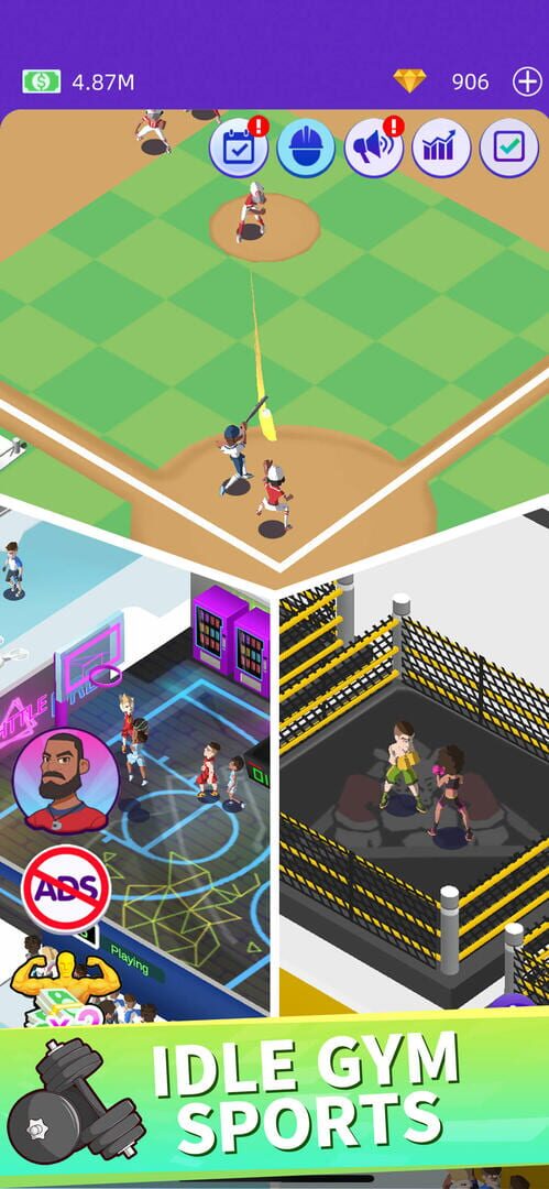 Idle Gym Sports - Screenshot