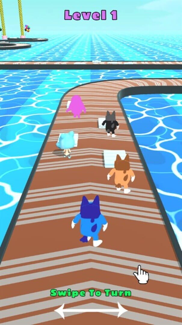 Bluey Shortcut Running Game - Screenshot