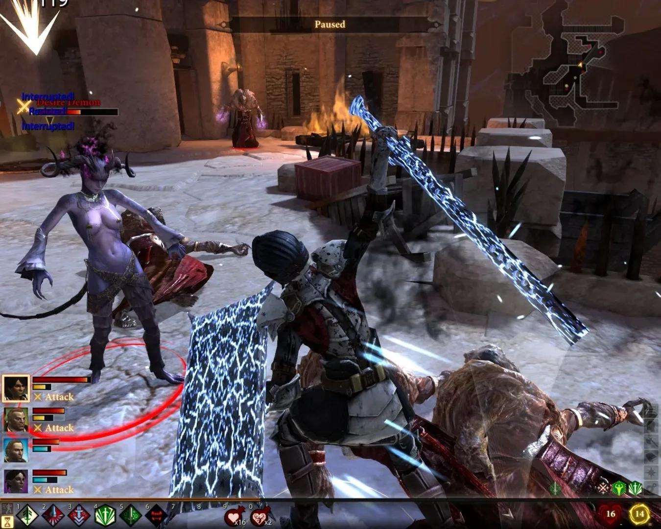 Captura de pantalla - Dragon Age II