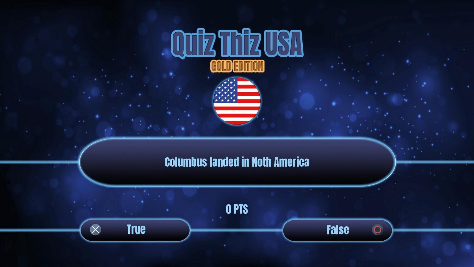 Captura de pantalla - Quiz Thiz USA: Gold Edition