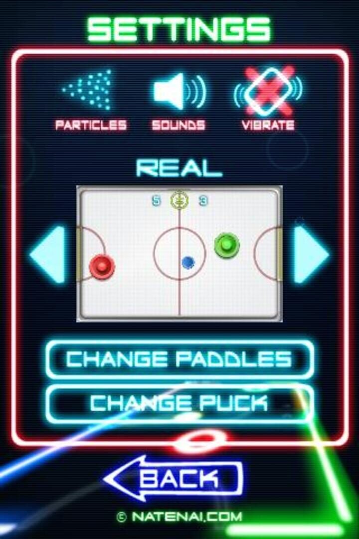 Captura de pantalla - Glow Hockey 2