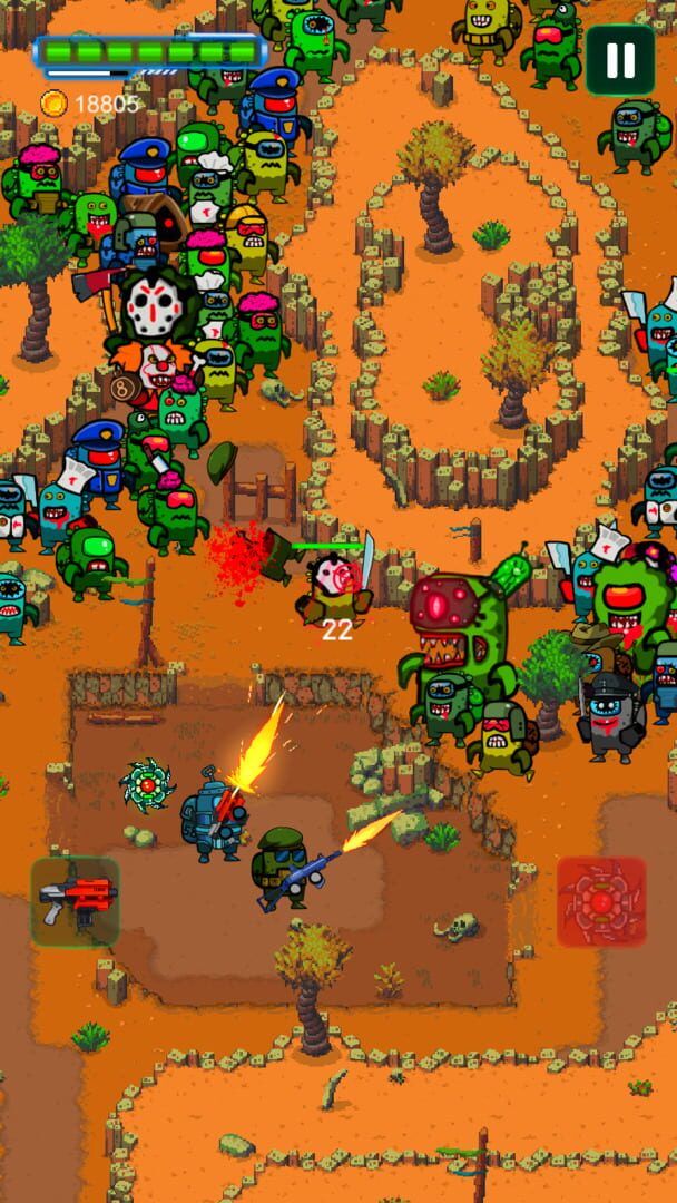 Zombie Space Shooter II - Screenshot