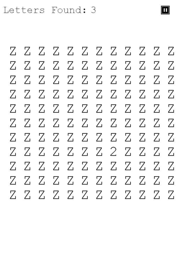 The Impossible Letter Game - Screenshot