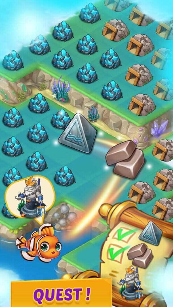 Merge Mermaids - Screenshot