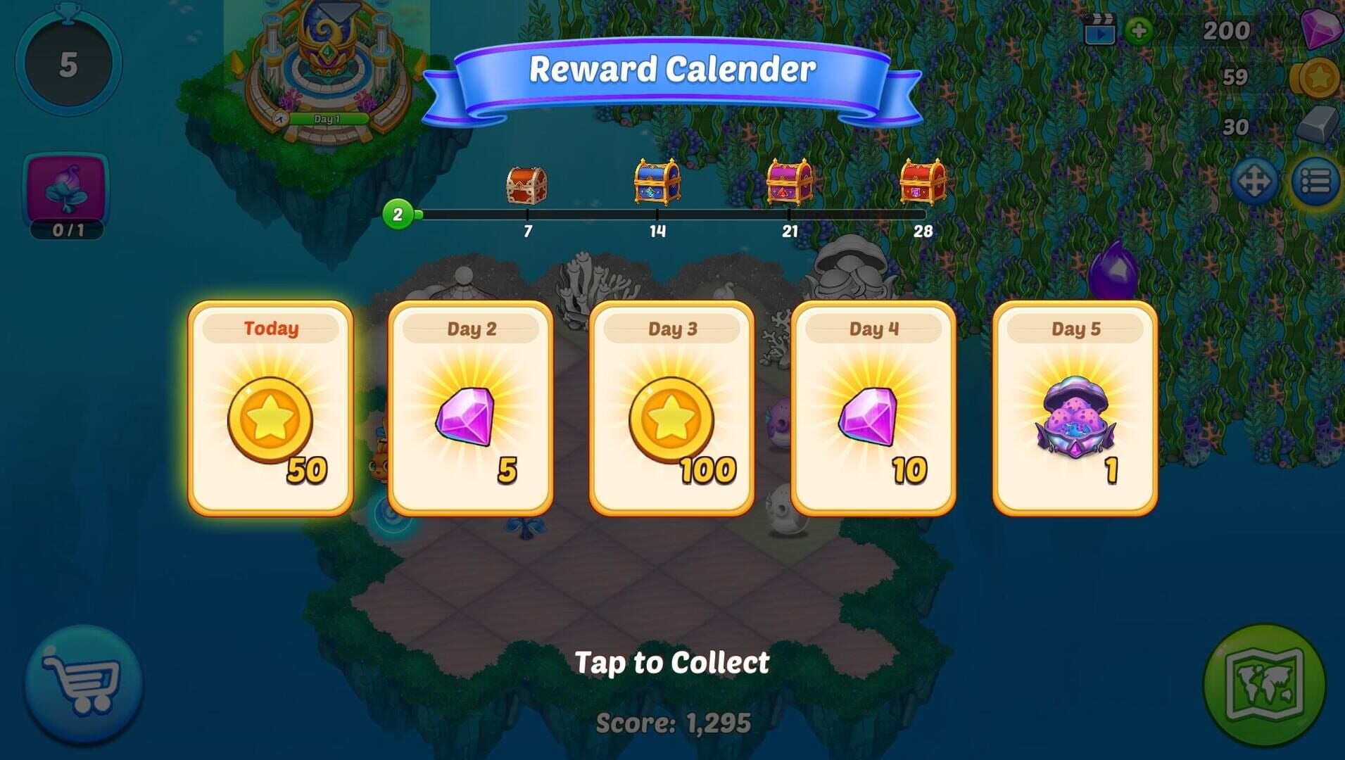 Merge Mermaids - Screenshot