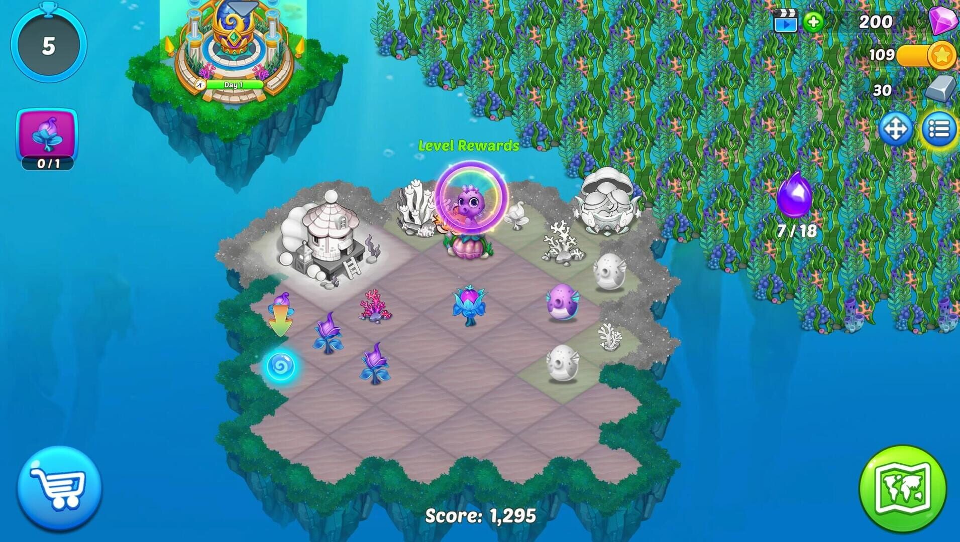 Merge Mermaids - Screenshot