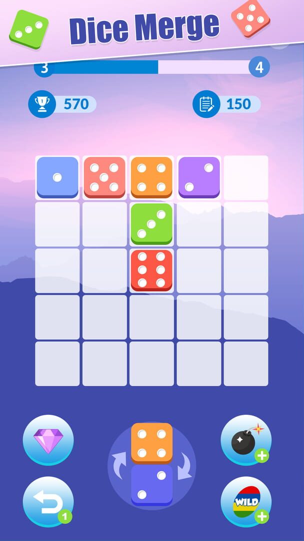 Dice Merge - Screenshot