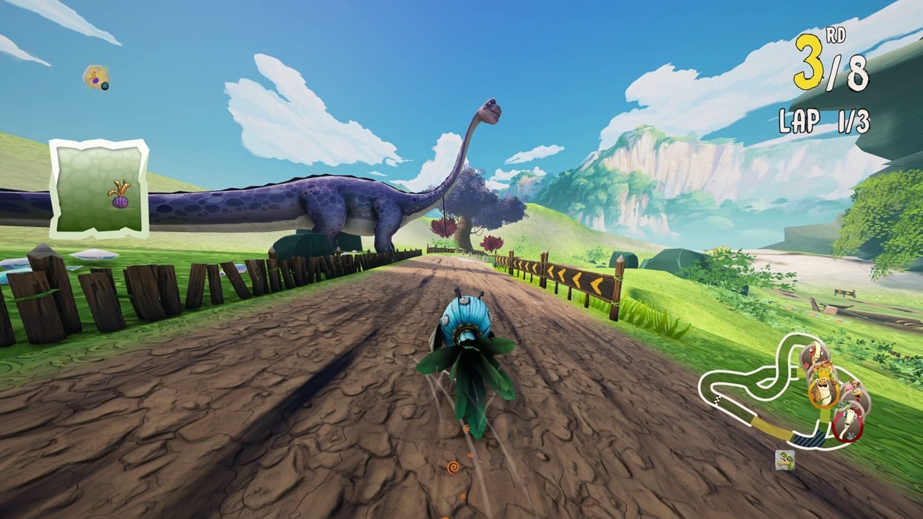 Captura de pantalla - Gigantosaurus Dino Kart