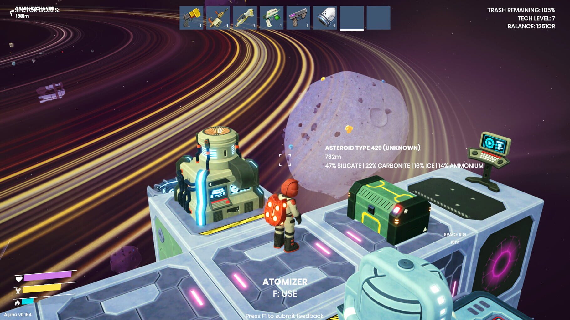 Space Trash Scavenger screenshots