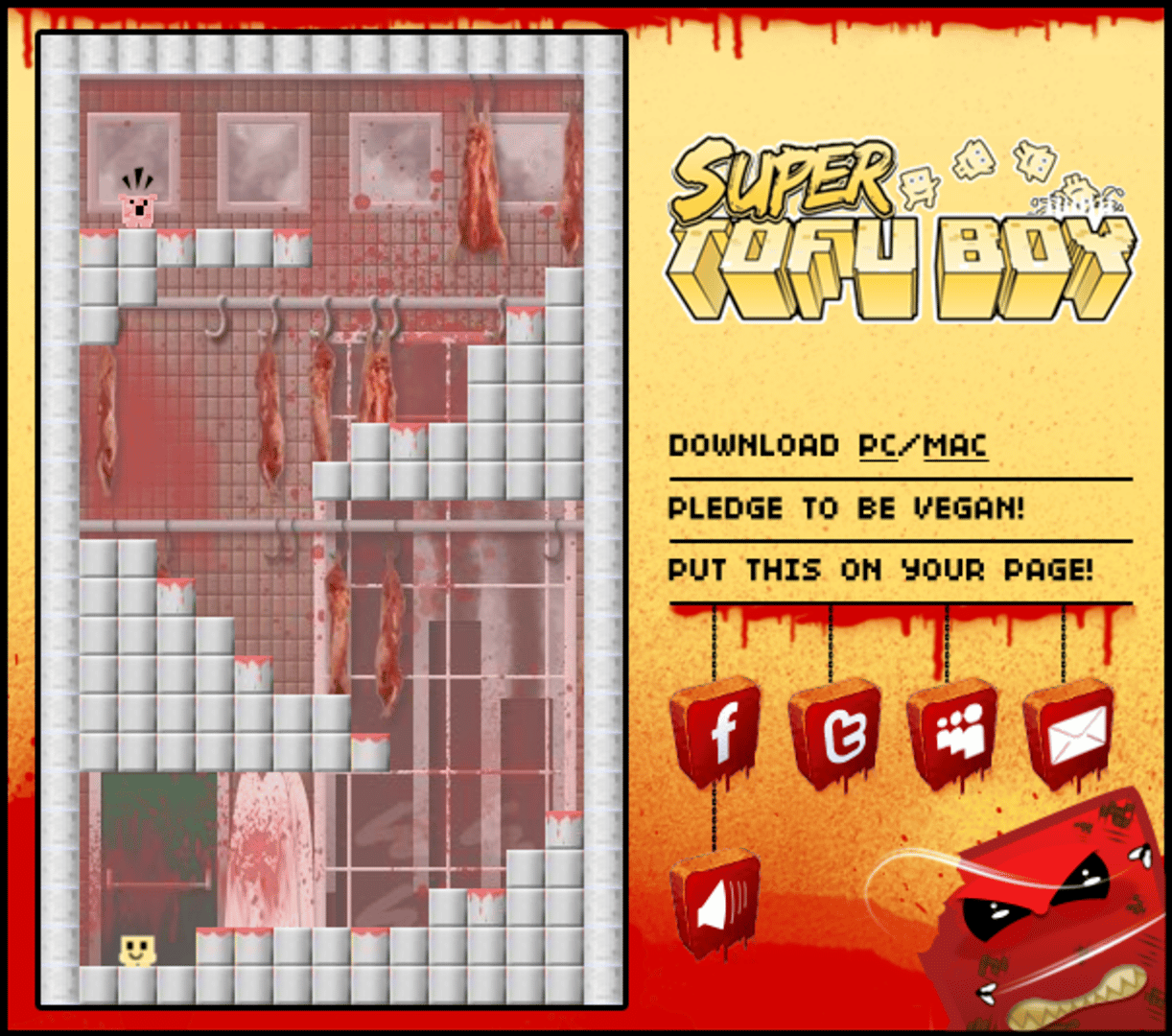 Super Tofu Boy screenshot