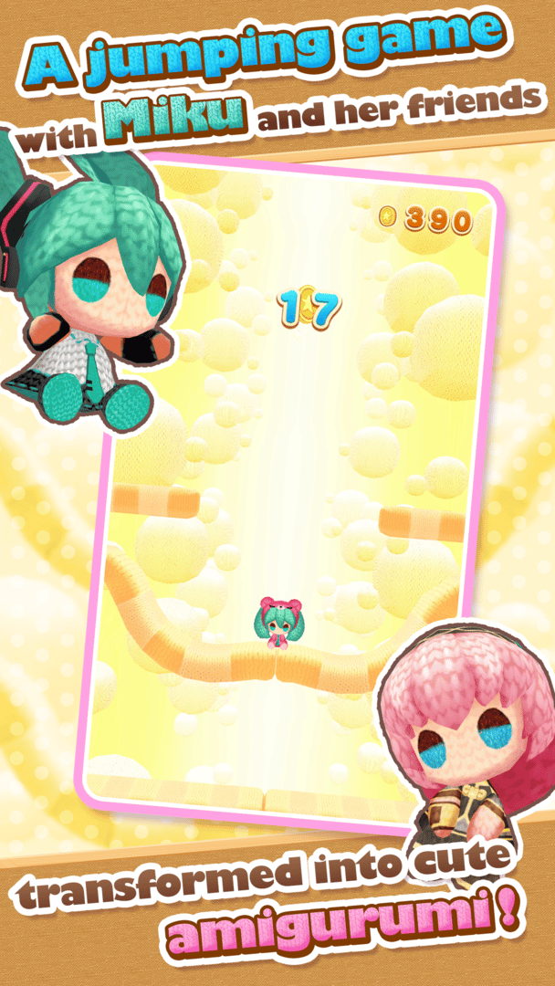 Hatsune Miku Amiguru Jump screenshot