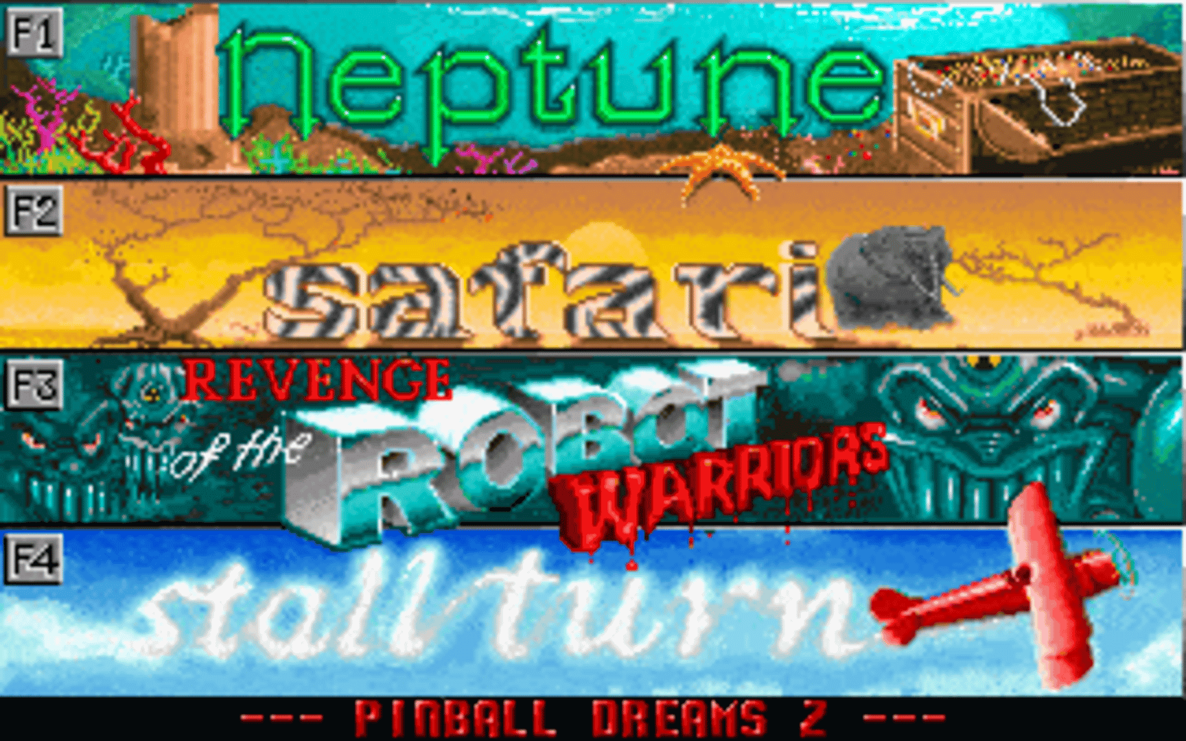 Pinball Dreams II screenshot