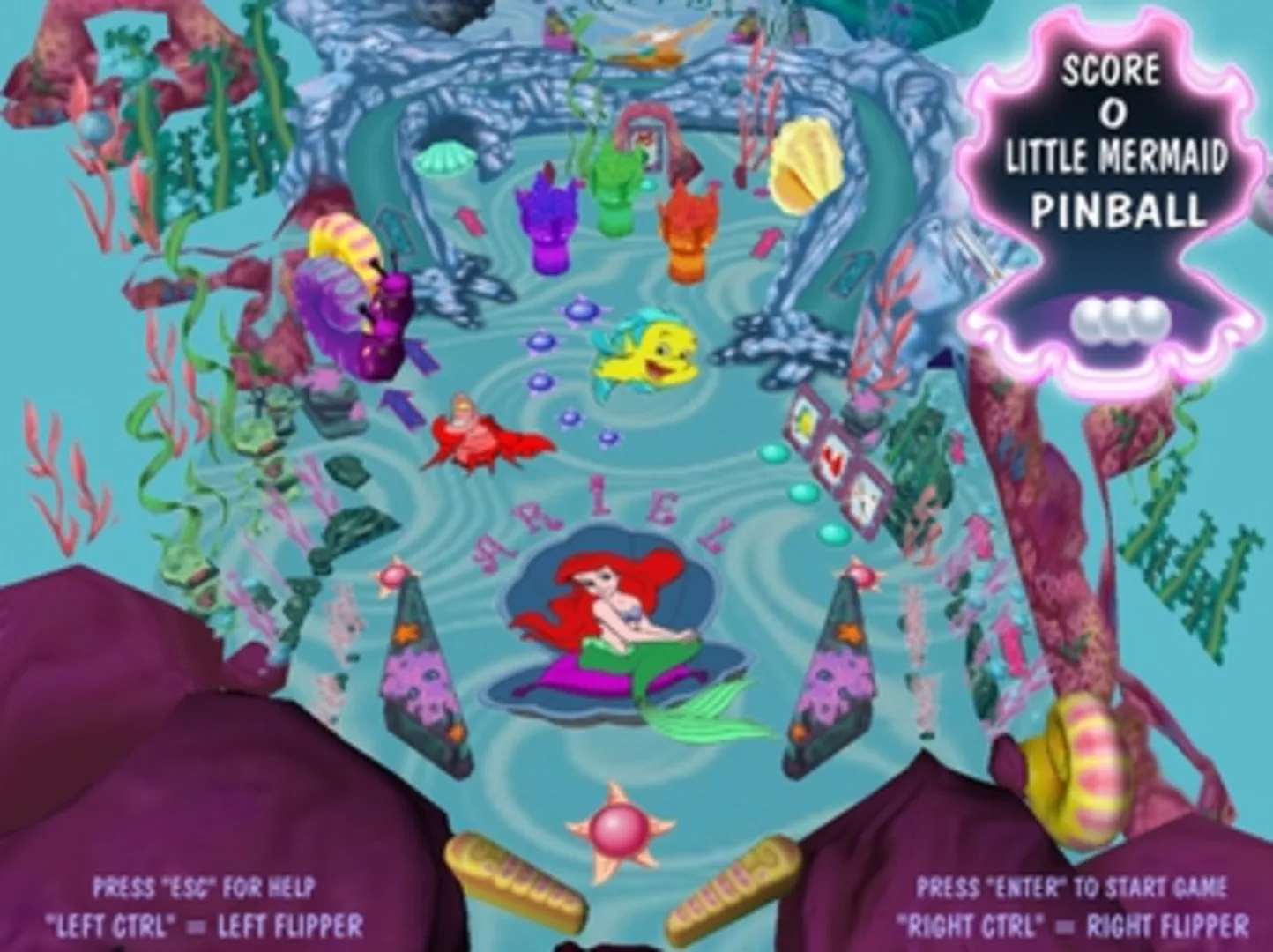 Captura de pantalla - The Little Mermaid Pinball