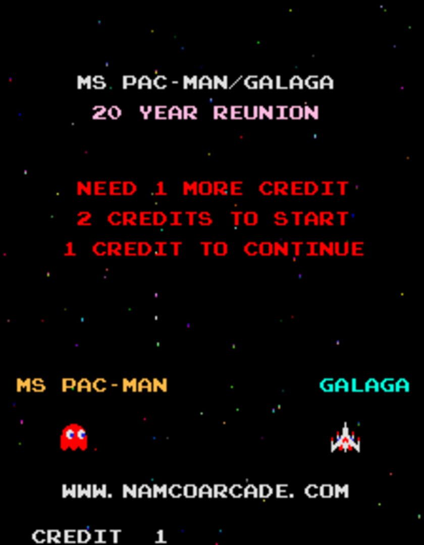 Ms. Pac-Man/Galaga: Class of 1981