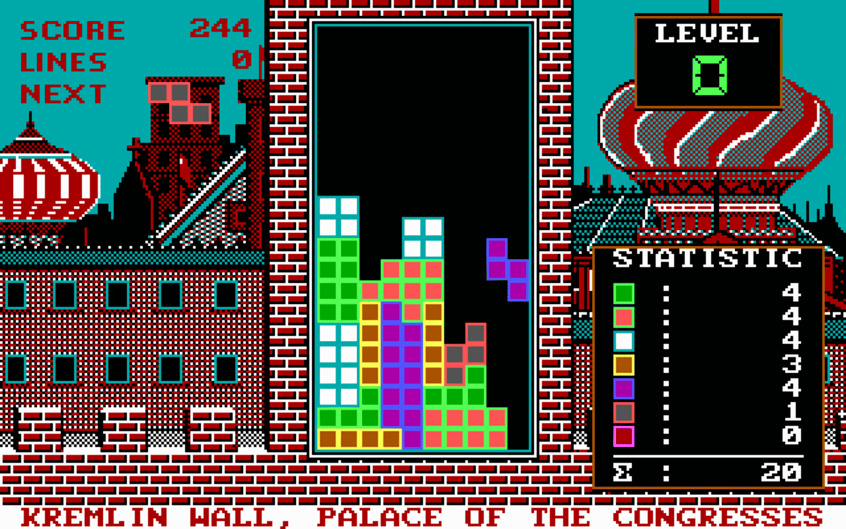 Tetris screenshot