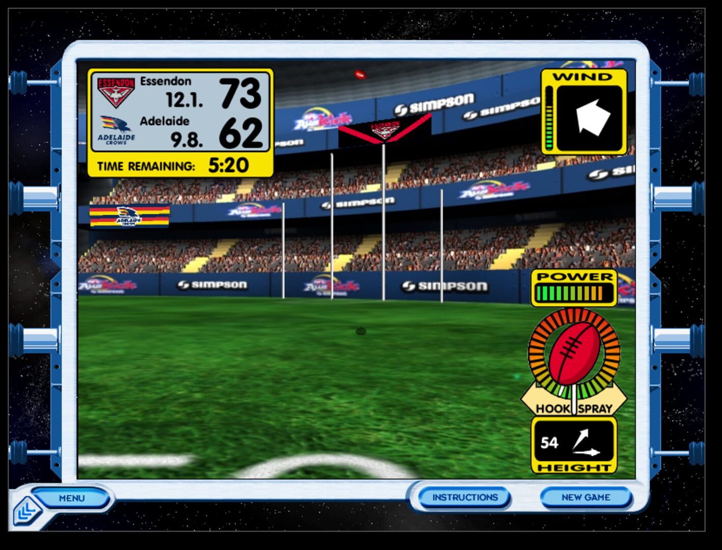 Captura de pantalla - AFL Auskick Space League