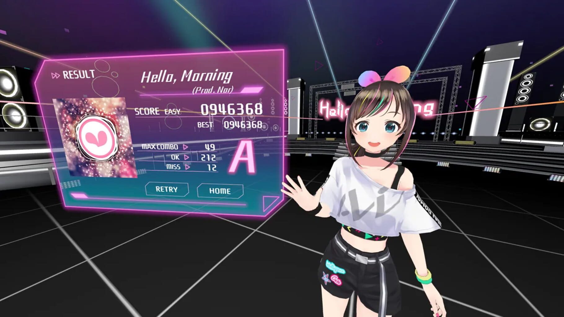 Captura de pantalla - Kizuna AI: Touch the Beat!