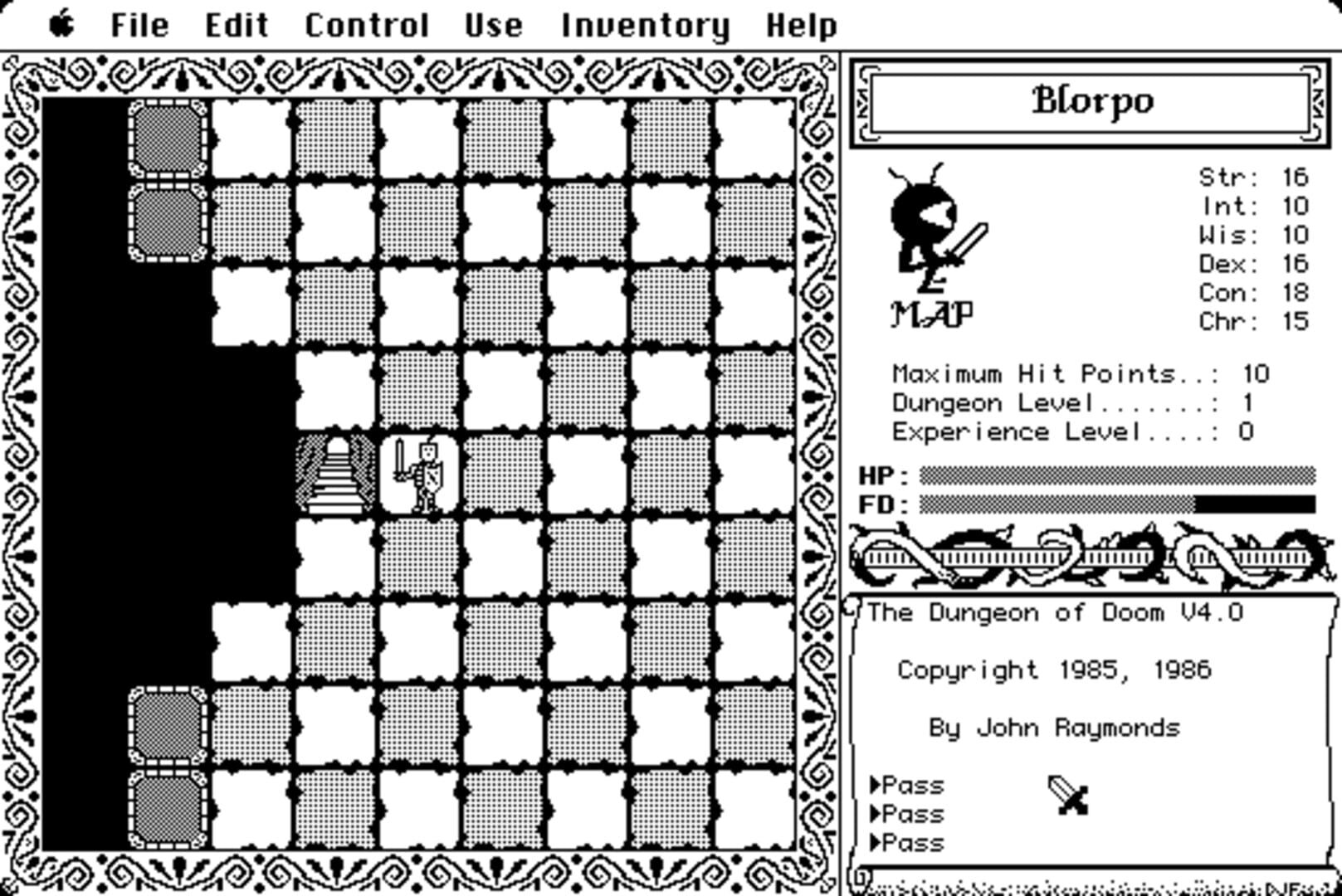 The Dungeon of Doom - Screenshot