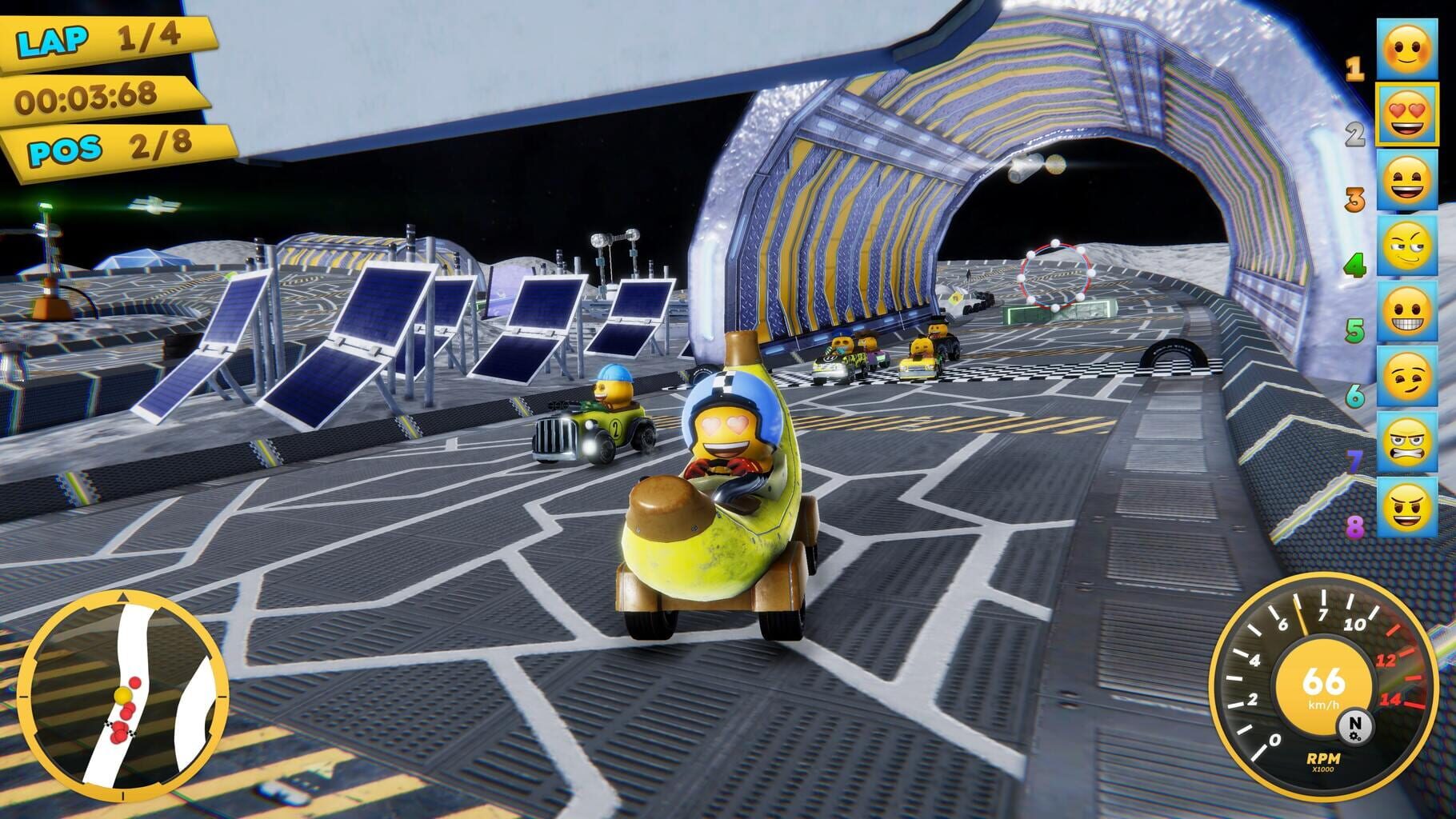 Captura de pantalla - Emoji Kart Racer