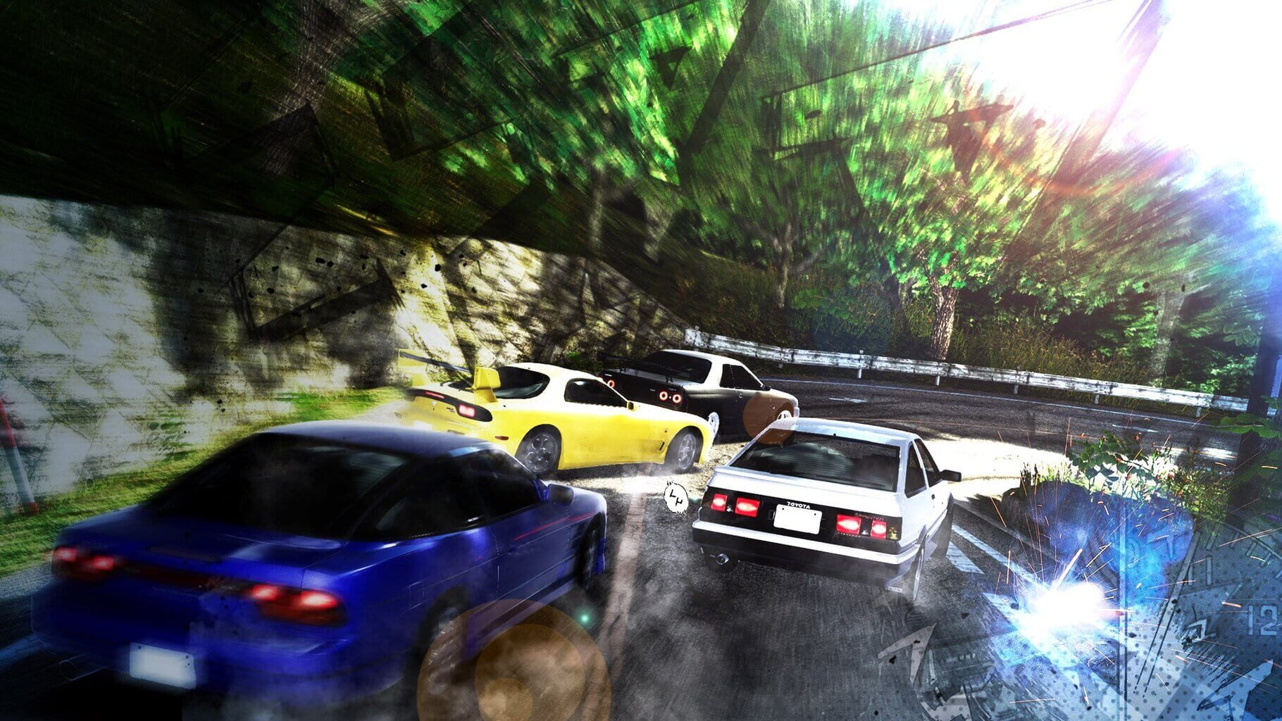 Captura de pantalla - Initial D: The Arcade