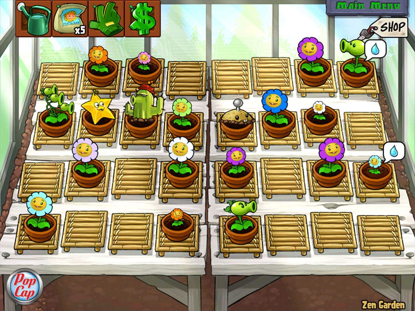 Captura de pantalla - Plants vs. Zombies