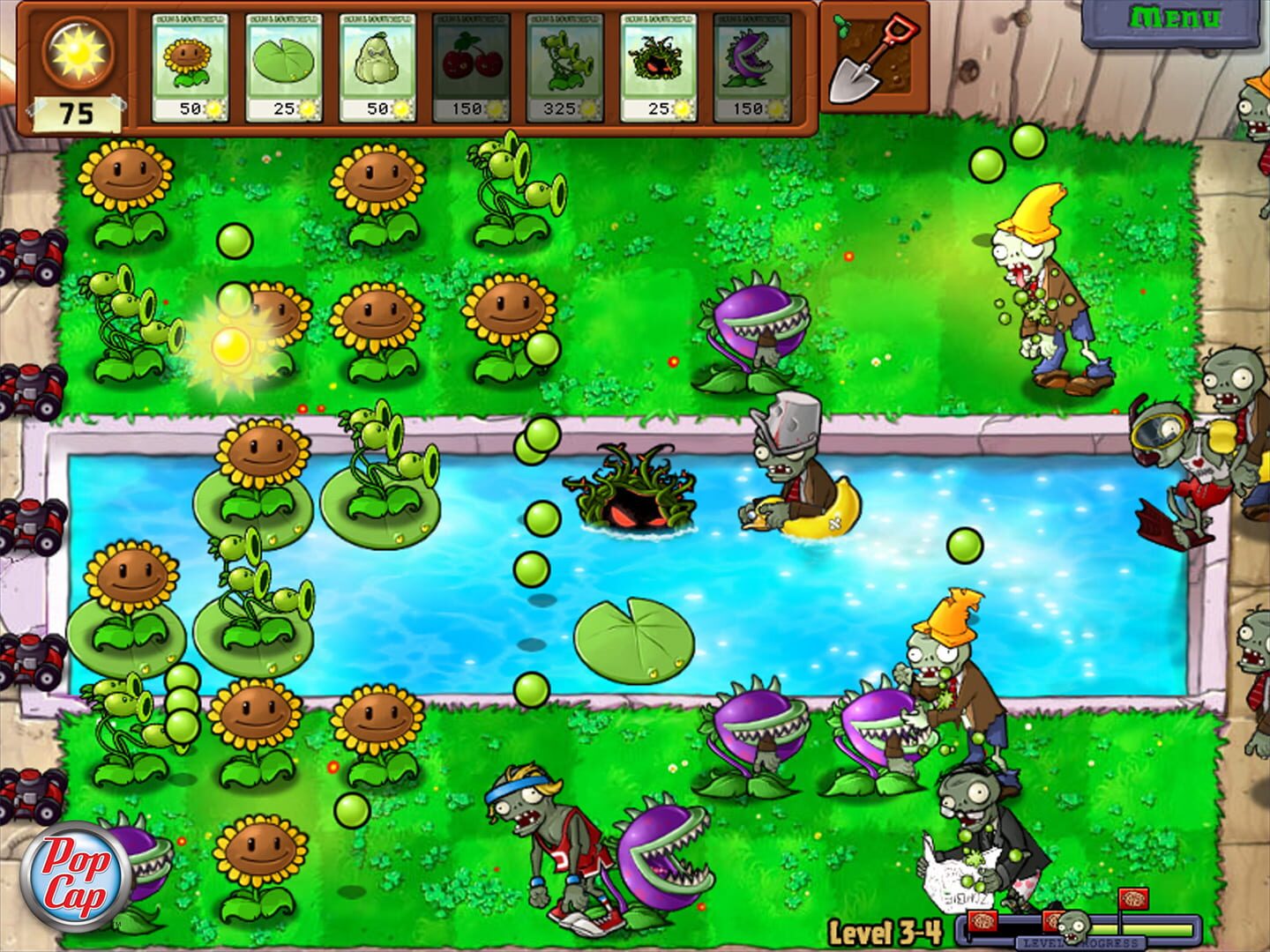 Captura de pantalla - Plants vs. Zombies