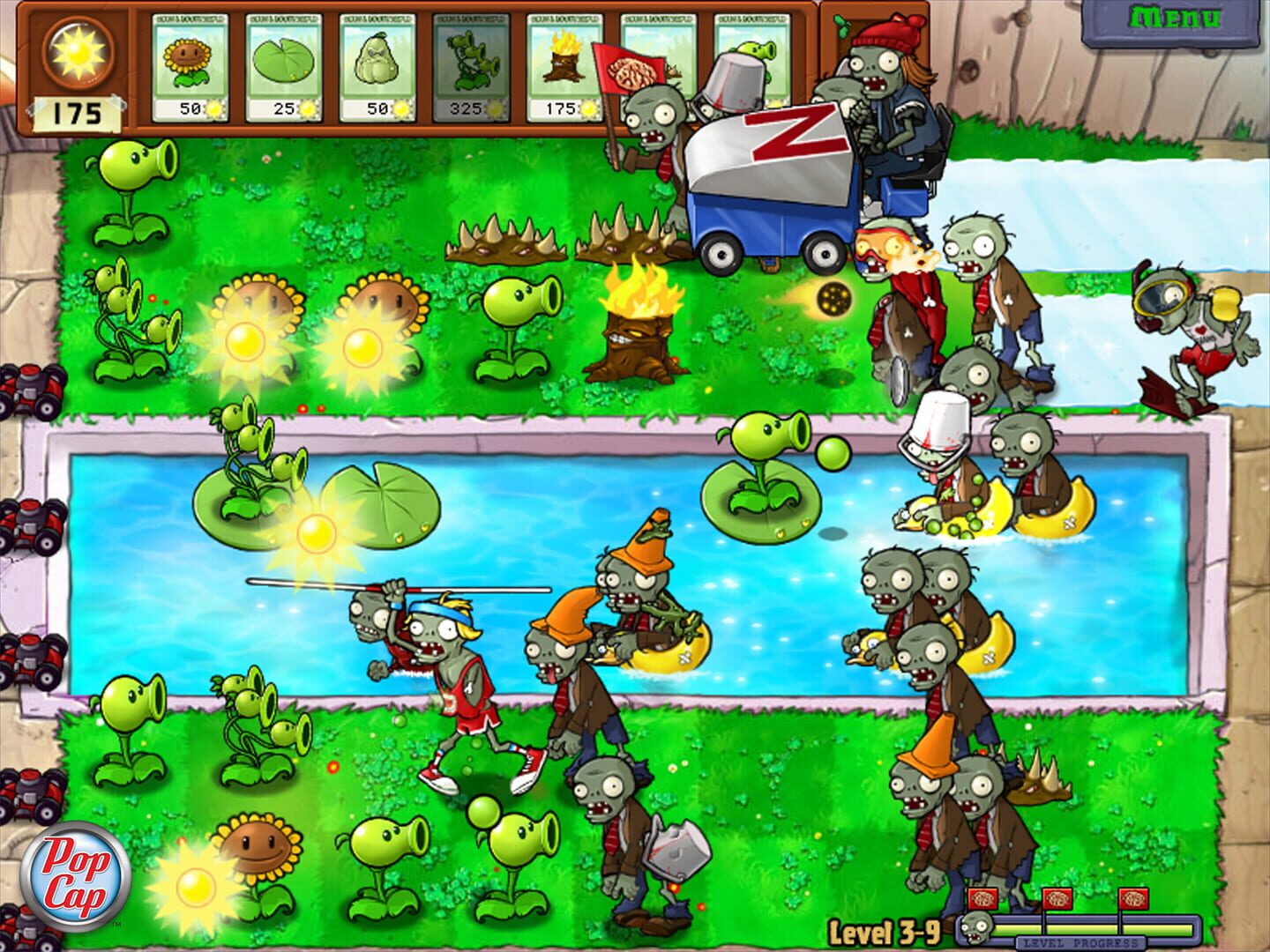 Captura de pantalla - Plants vs. Zombies