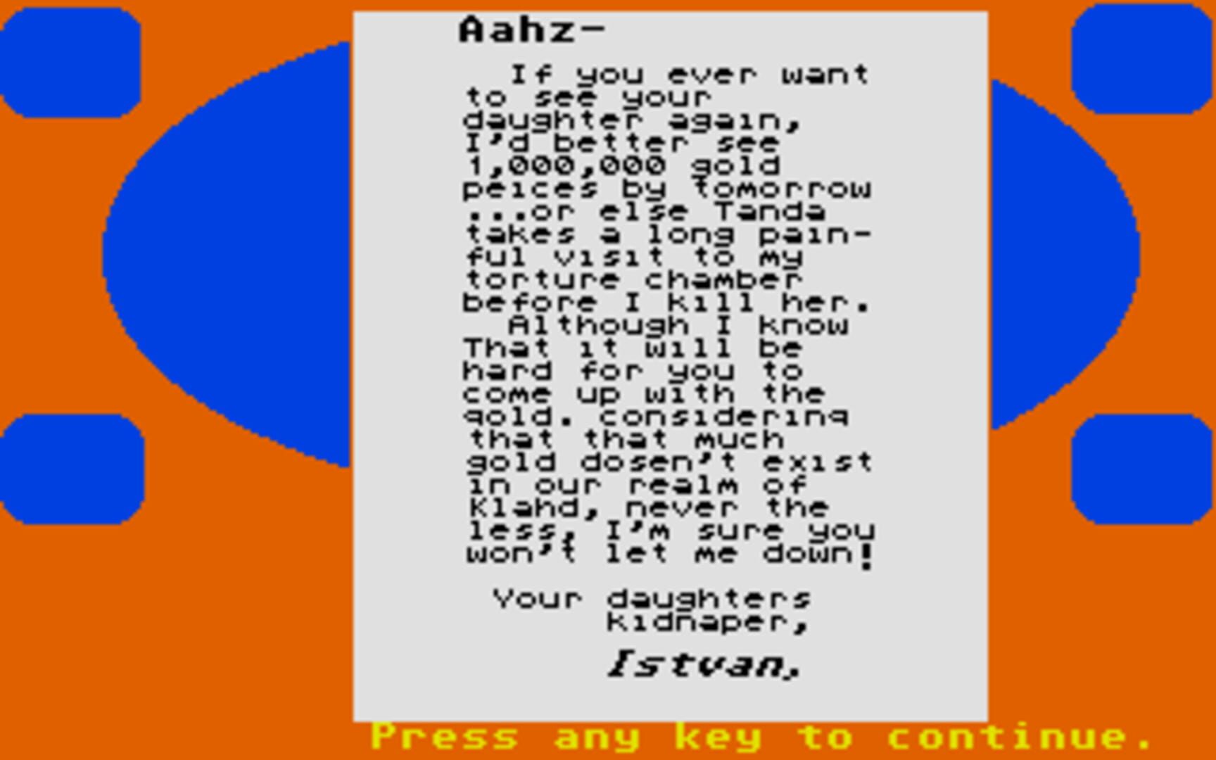 Quest for Tanda - Screenshot