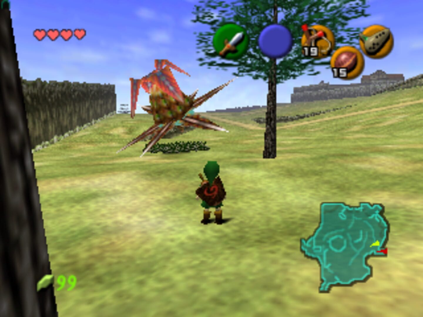 Captura de pantalla - The Legend of Zelda: Ocarina of Time