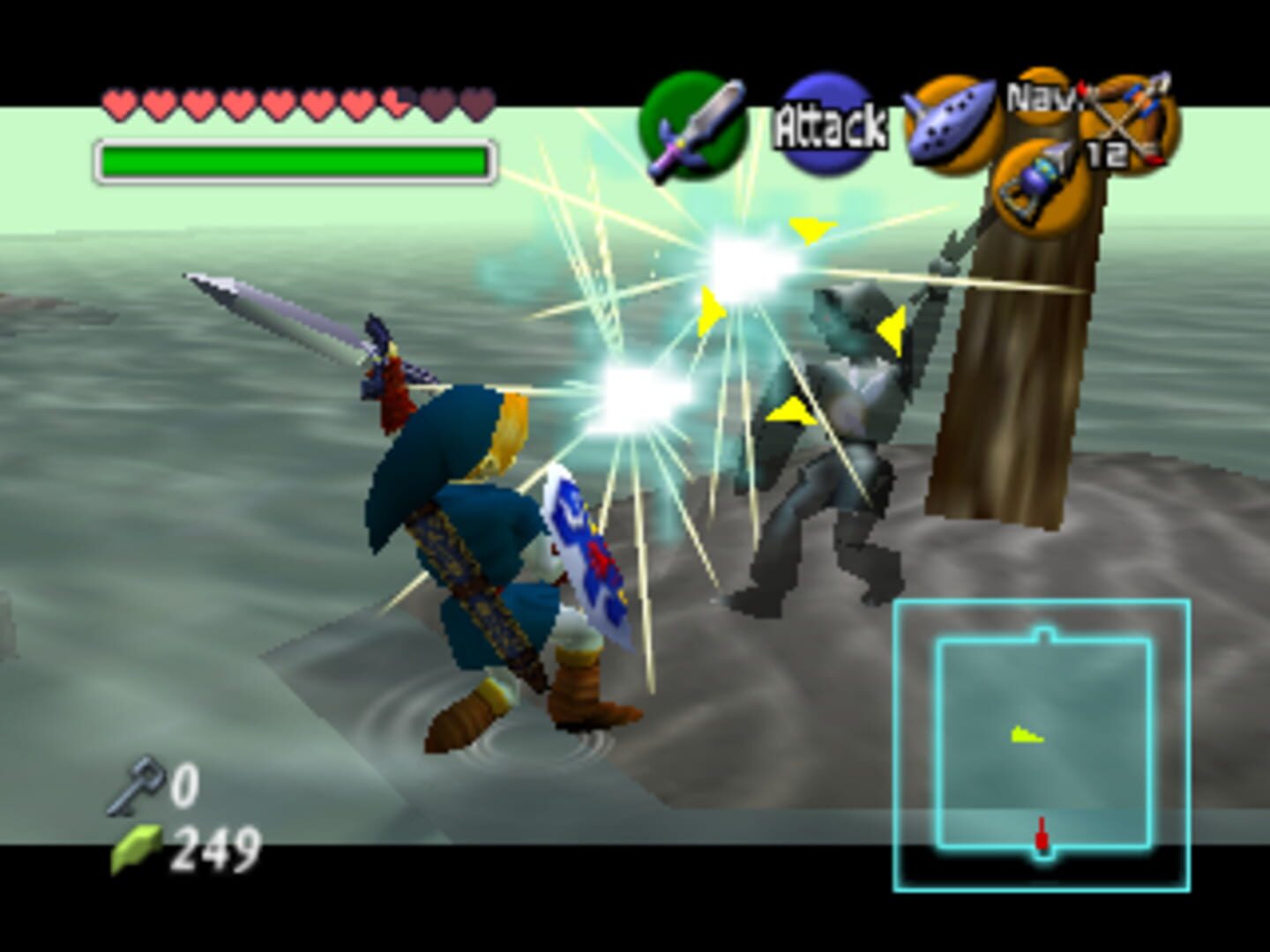 Captura de pantalla - The Legend of Zelda: Ocarina of Time