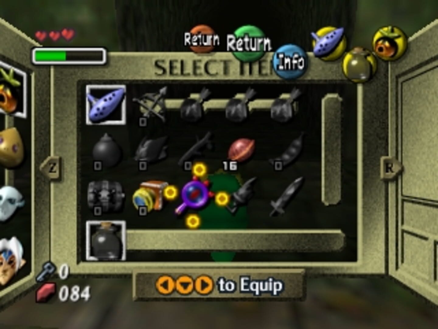 Captura de pantalla - The Legend of Zelda: Majora's Mask