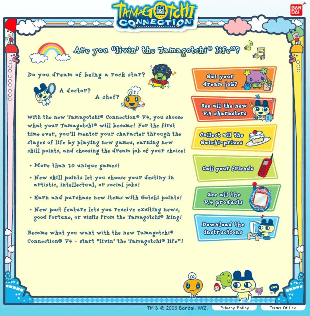 Tamagotchi Connection V4 screenshot