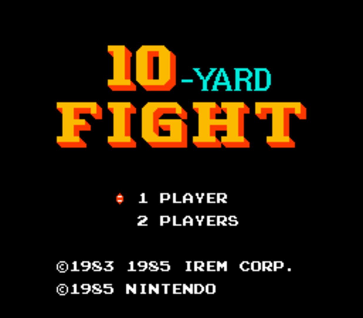 Captura de pantalla - 10-Yard Fight