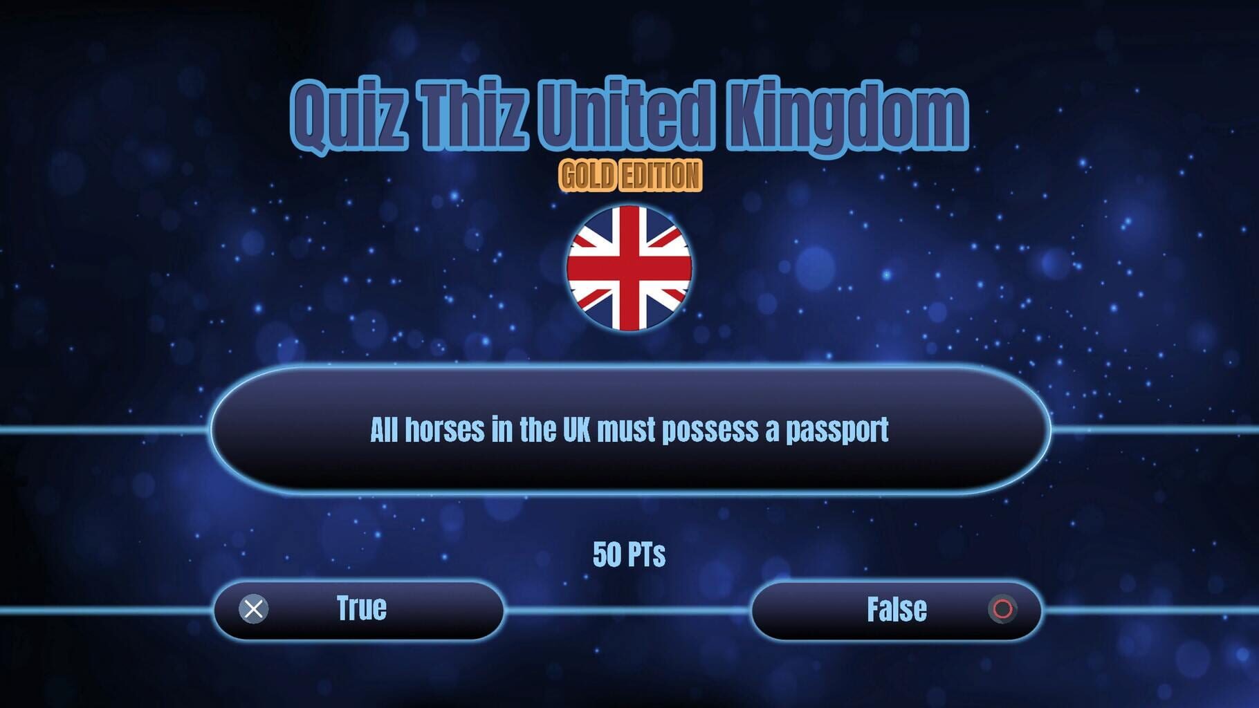 Captura de pantalla - Quiz Thiz United Kingdom: Gold Edition