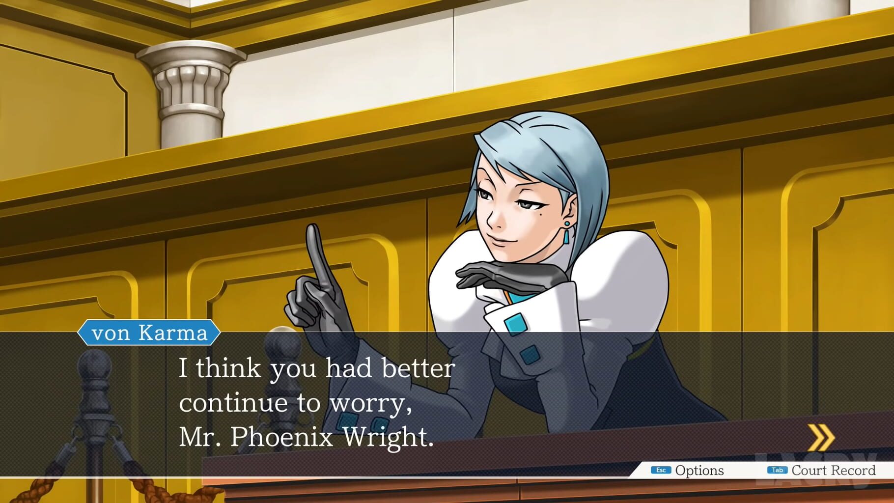 Captura de pantalla - Phoenix Wright: Ace Attorney - Justice For All