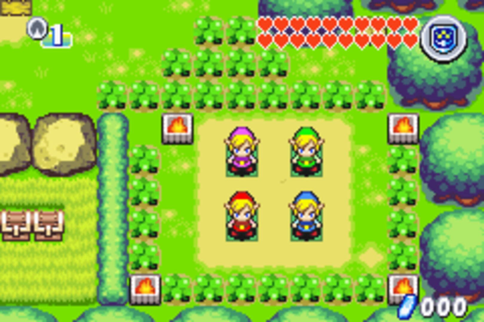 Captura de pantalla - The Legend of Zelda: Four Swords
