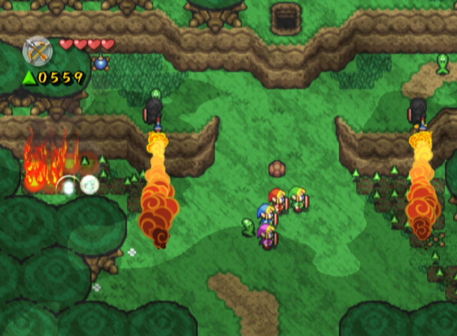 Captura de pantalla - The Legend of Zelda: Four Swords Adventures
