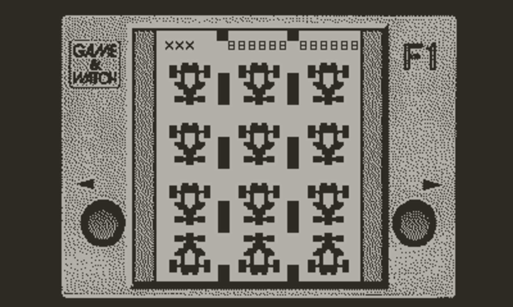 Forumla 1 Game & Watch Playdate version screenshot