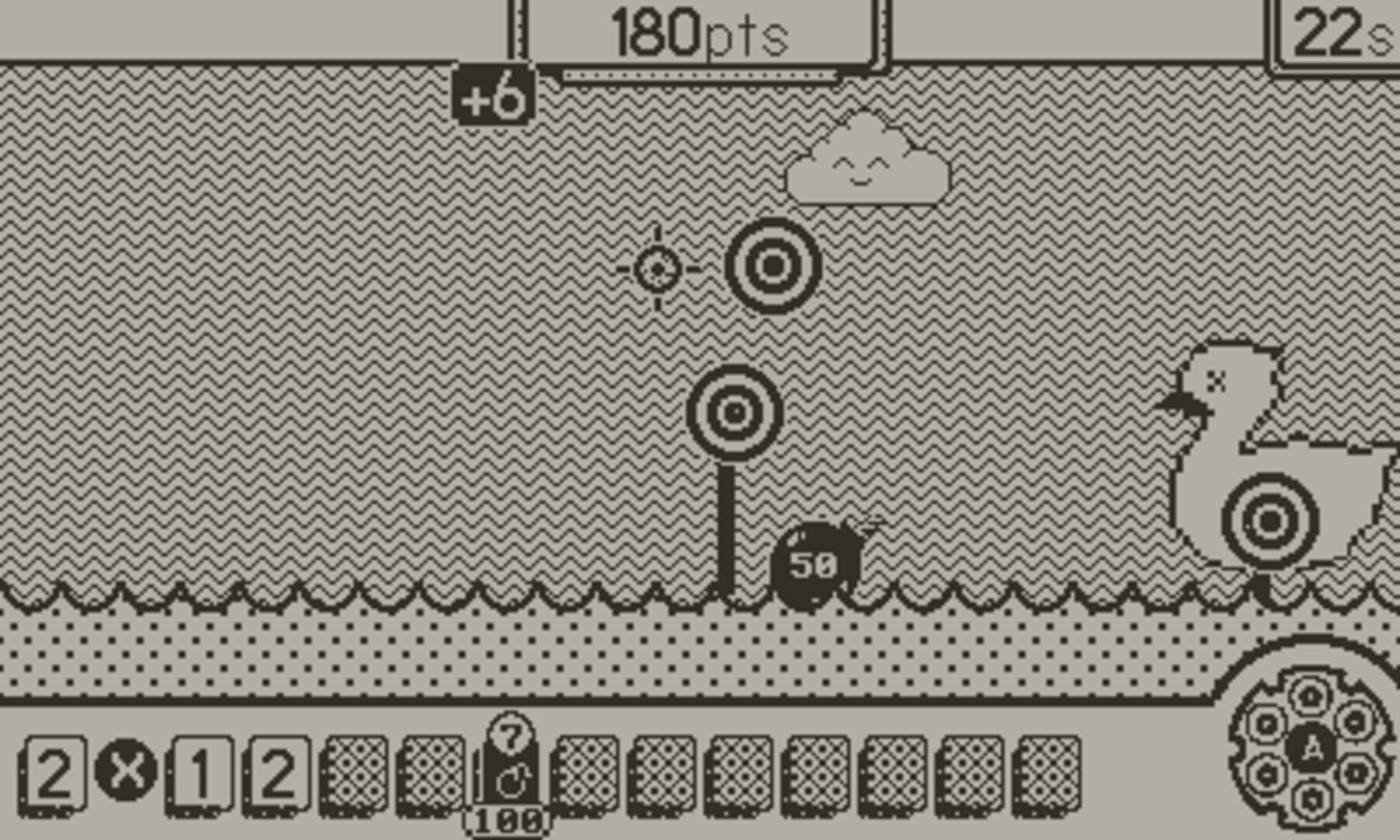 Shooting Gallery for Playdate - Screenshot